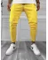 Pantaloni de trening galbeni, silon, conici 12379 D3-5.4