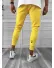 Pantaloni de trening galbeni, silon, conici 12379 D3-5.4