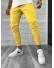 Pantaloni de trening galbeni, silon, conici 12379 D3-5.4