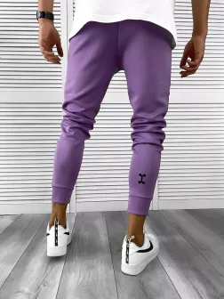 Pantaloni de trening mov, silon, conici 12379 121-3 Pantaloni de trening mov, silon, conici 12379 121-3