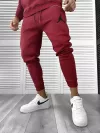 Trening barbati slim fit, vatuit, Pantaloni + Hanorac grena 12325 P20-2.1