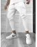 Pantaloni de trening albi conici 12372 P18-3.3