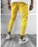 Pantaloni de trening galbeni , silon, conici 12374 D2-1.4