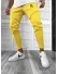 Pantaloni de trening galbeni , silon, conici 12374 D2-1.4