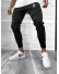 Pantaloni de trening negri , silon, conici 12374 D5-4.2 Pantaloni de trening negri , silon, conici 12374 D5-4.2