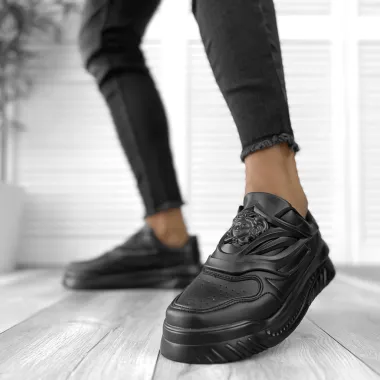 Adidasi barbati VSC casual premium negri 0611 N7-3