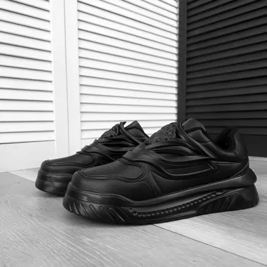 Adidasi barbati VSC casual premium negri 0611 N7-3