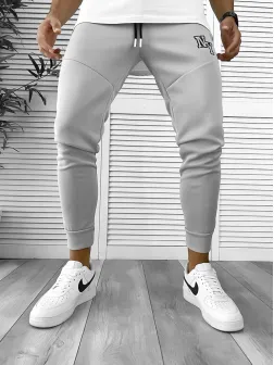 Pantaloni de trening gri conici 12347 13-4.2