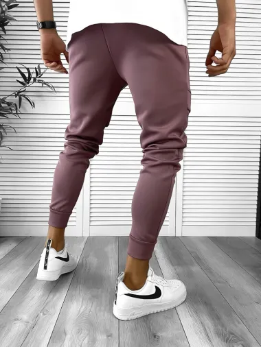 Pantaloni de trening maro conici 12360 P20-1.2