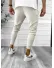 Pantaloni de trening bej conici 12361 D3-3.3