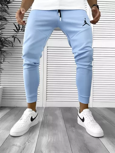 Pantaloni de trening bleu conici 12361 N1-4.1