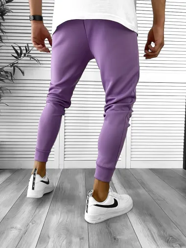 Pantaloni de trening mov conici 12361 78-4