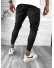Pantaloni de trening negri conici 12616 K24