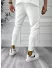Pantaloni de trening albi conici 12360 30-3.1