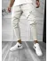 Pantaloni de trening bej conici 12360 P19-4.1