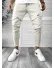 Pantaloni de trening bej conici 12360 P19-4.1