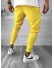 Pantaloni de trening galbeni conici 12360 D7-3