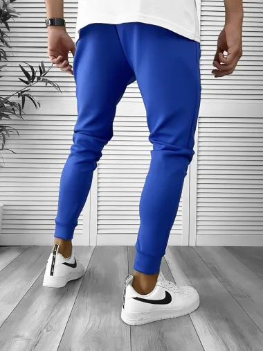 Pantaloni de trening albastri conici 12347 P18-3.2