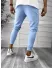Pantaloni de trening bleu conici 12347 27-1