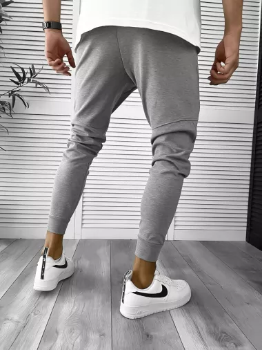 Pantaloni de trening gri conici 12355 P18-6.1