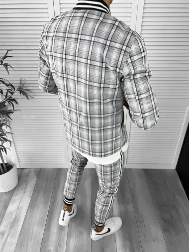 Trening barbati slim fit Pantaloni + Hanorac 12282 O3-4.2
