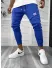 Pantaloni de trening bleu conici 12259 P19-4.1