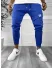 Pantaloni de trening bleu conici 12259 P19-4.1