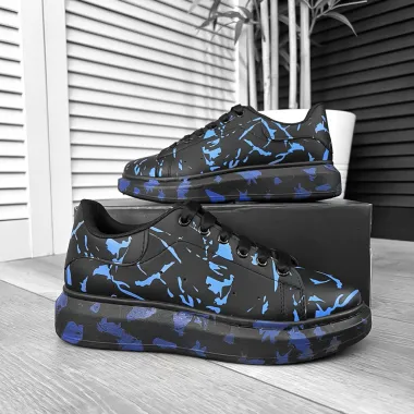 Adidasi barbati casual albastri 557716 T13-1