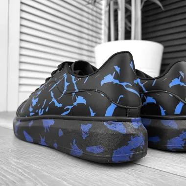 Adidasi barbati casual albastri 557716 T13-1