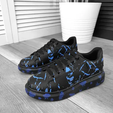 Adidasi barbati casual albastri 557716 T13-1