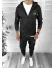 Trening barbati slim fit Pantaloni + Hanorac negru 12181 6-2.3.4