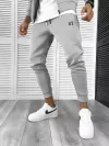 Trening barbati slim fit Pantaloni + Hanorac gri 12234 P18-3.2