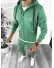 Trening barbati slim fit Pantaloni + Hanorac verde 12234 P20-3.2