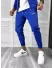 Trening barbati slim fit Pantaloni + Hanorac albastru 12181 36-4