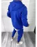Trening barbati slim fit Pantaloni + Hanorac albastru 12181 36-4