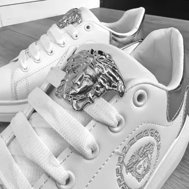 Adidasi barbati VSC casual albi FCL8013 t13-4