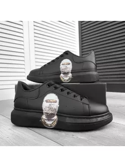 Adidasi barbati casual negri FCL8071 N17-2