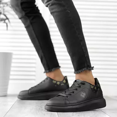 Adidasi barbati casual negri 55771 T50-4