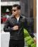 Geaca barbati neagra piele ecologica 12204 T13-1 Geaca barbati neagra piele ecologica 12204 T13-1