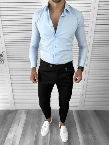 Tinuta barbati smart casual Pantaloni + Camasa 12136