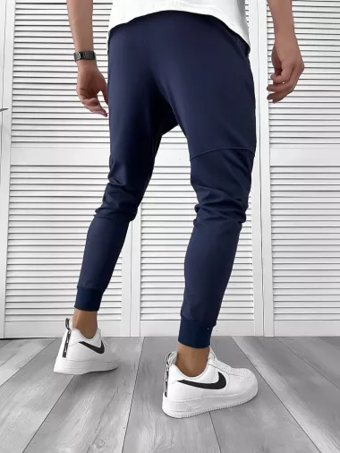Pantaloni de trening bleumarin conici 12128 126-4
