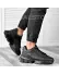 Adidasi barbati casual negri LM052 T2-3 Adidasi barbati casual negri LM052 T2-3