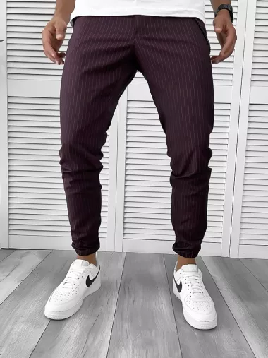 Pantaloni barbati casual cu dungi 1049 33-5