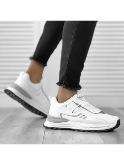 Adidasi barbati albi 721 T52-2