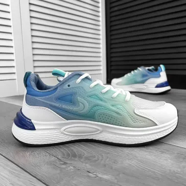 Adidasi barbati casual albi 12100 T15-4