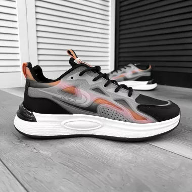 Adidasi barbati casual negri 12100 N6-1