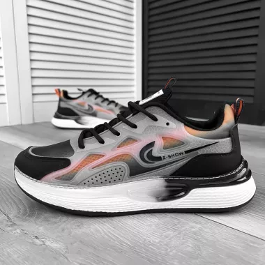 Adidasi barbati casual negri 12100 N6-1