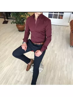 Tinuta barbati smart casual pantaloni + camasa12092 Tinuta barbati smart casual pantaloni + camasa12092