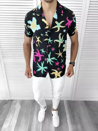 Camasa barbati PREMIUM cu imprimeu 12051 O6-1.2