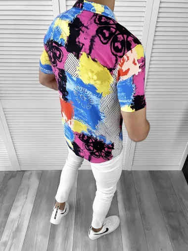 Camasa barbati PREMIUM cu imprimeu 12053 O6-3.1